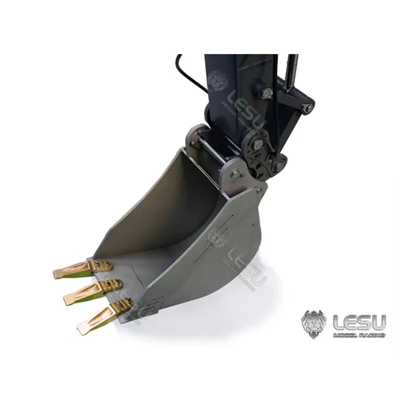 LESU Metal 1/14 Small Bucket for 374F RC Hydraulic Excavator Digger Spare Part Accessory Toy Model TH17910-SMT5