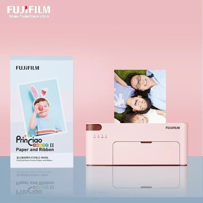 Fujifilm Princiao Smart 2. Zweite Generation Xiaoqiaoyin WIFI Handy-Fotodrucker APP Tragbarer Thermosublimationsdruck