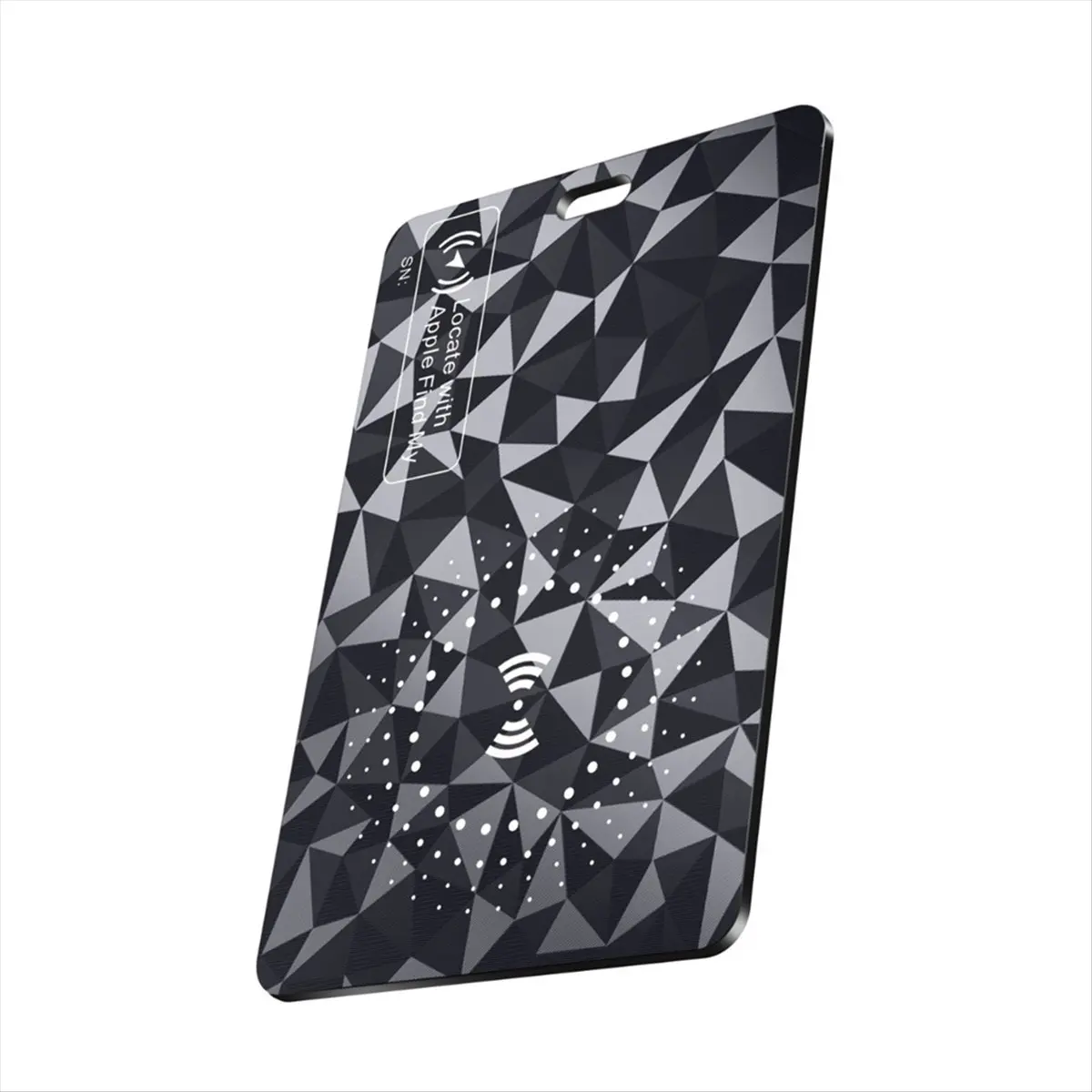 ABGN Ultra Slim Tracking Card Wireless Charging for FindMy IPX68 Waterproof Tag Wallet Tracker Ultra Thin Tracker