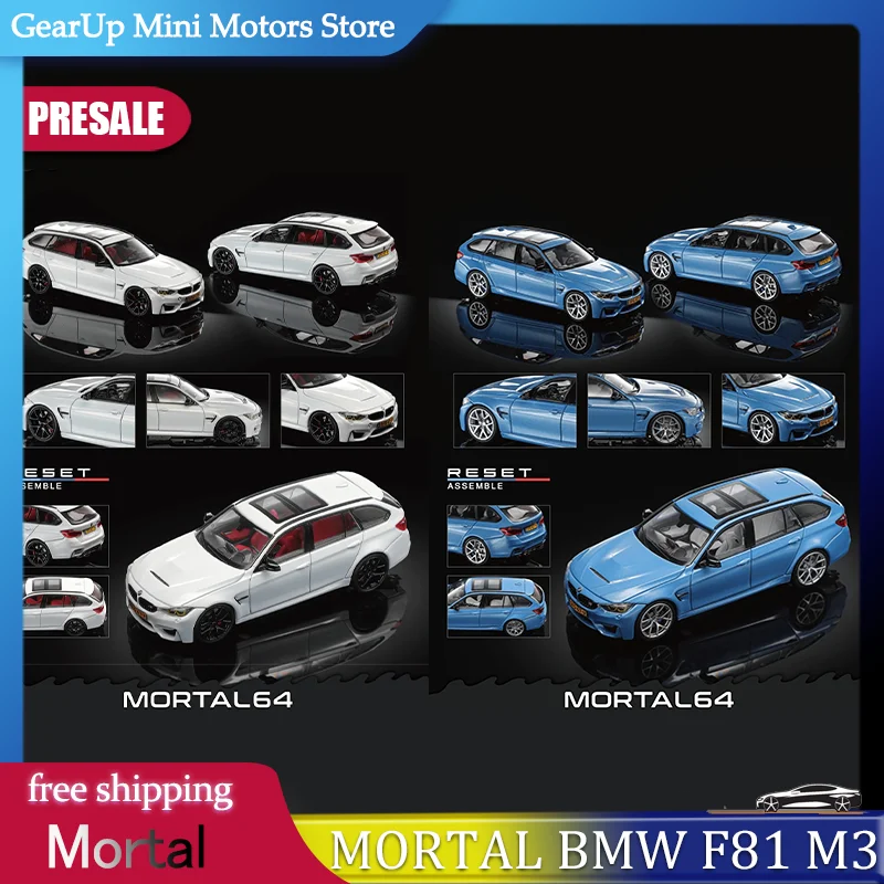 new-mortal-1-64-m3-f81-convertible-alloy-miniature-die-casting-car-model-collection-decoration-item-custom-children's-toy-gift