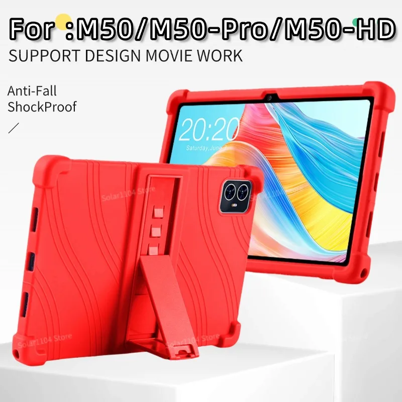 

Чехол для Teclast M50/M50 Pro/M50 HD 10,1 дюйма, безопасный, противоударный, силиконовый чехол-подставка