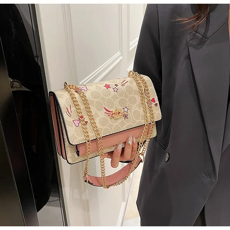 

Luxury Minimalist Messenger Bag Solid Color Crossbody Purse Women's Designer Paris Fashion Shopper