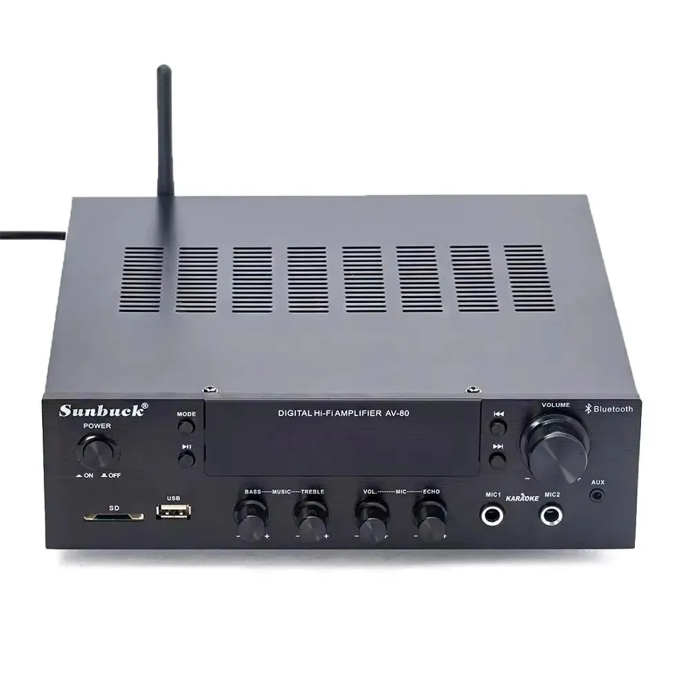 Sunbuck 2.1 300 واط التحكم عن بعد بلوتوث USB SD راديو FM المسرح المنزلي ريفيرب كاريوكي HIFI مكبر صوت الصوت