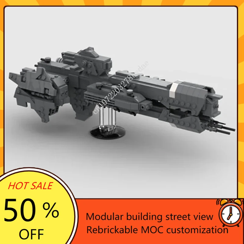550PCS 맞춤형 MOC 우주 전투 UNSC 파리급 중함함 모델 맞춤 퍼즐 DIY 조립 크리스마스 장난감 생일 선물