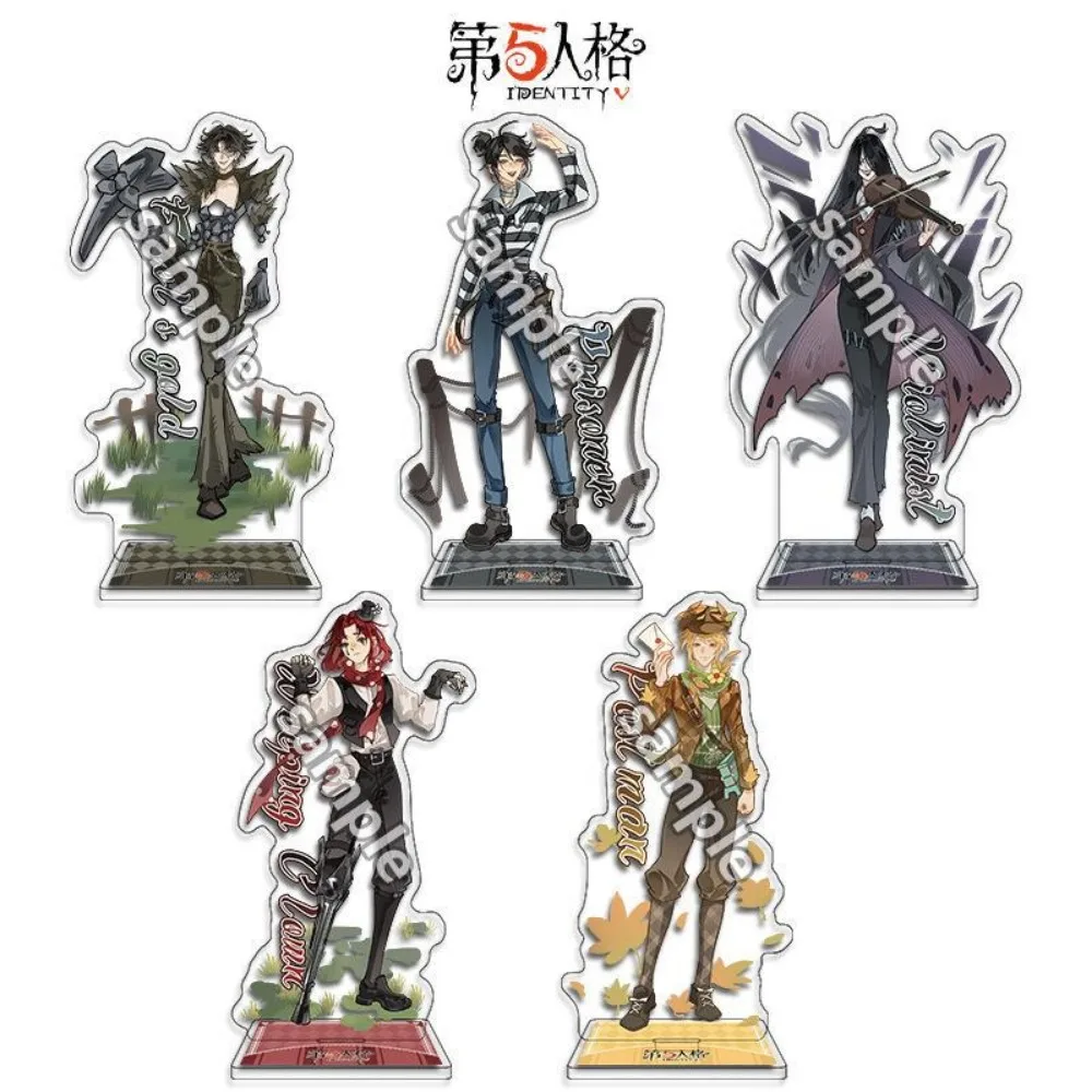 Game Identity V Acrylic Stand Desktop Decoration Seer Barmaid Mercenary Violinist Collection Accessories Ornament Gift Kids Toy