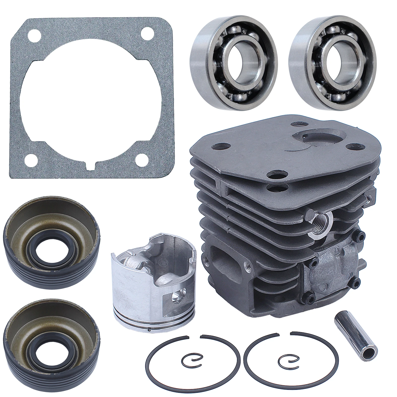 Imagem -04 - Cilindro Pistão Oil Seal Bearing Kit para Husqvarna 45 mm 353 346xp 350 Chainsaw 537253002 503862803