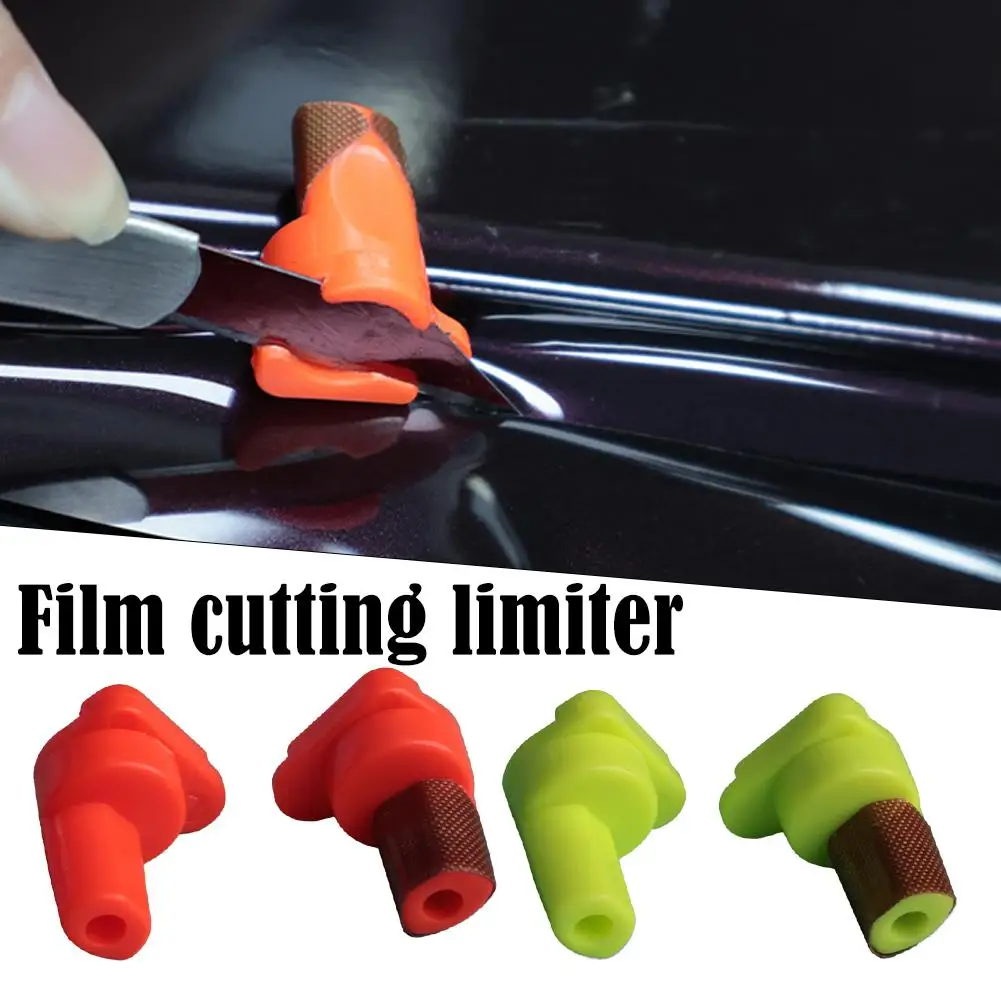 Magnetic Car Film Cutting Limiter Set Left/Right Hand PVC Cutting Guide Tool for Auto Wrap Window Tint Vinyl Film Cut Accessory