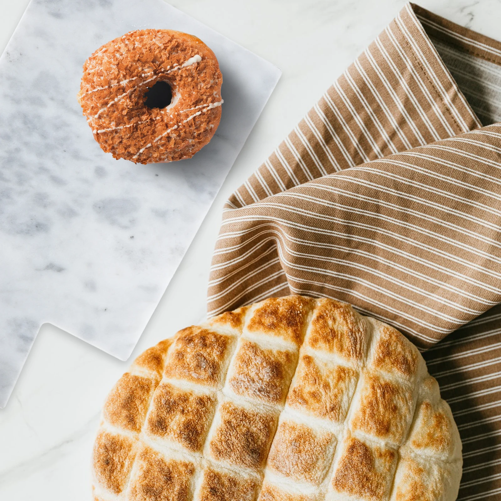 

1Pcs Marble Handle Serving Tray Natural Texture Creative Food Storage Tray Dessert Plate Birthday Celebration Home Tableware