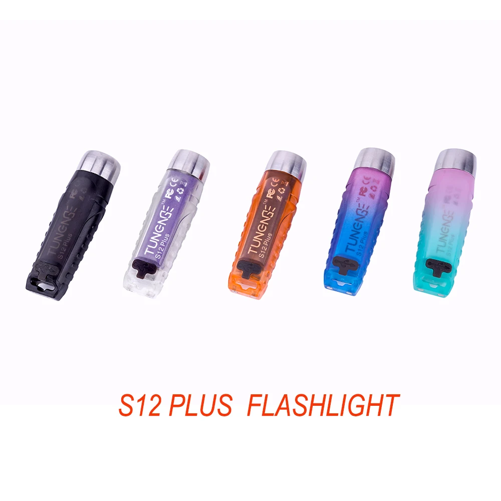 S12 Plus Mini Flashlight Key Chain Emergency Torch 610 Lumen High Power Multi Function Lighting Tool TYPE-C Charging