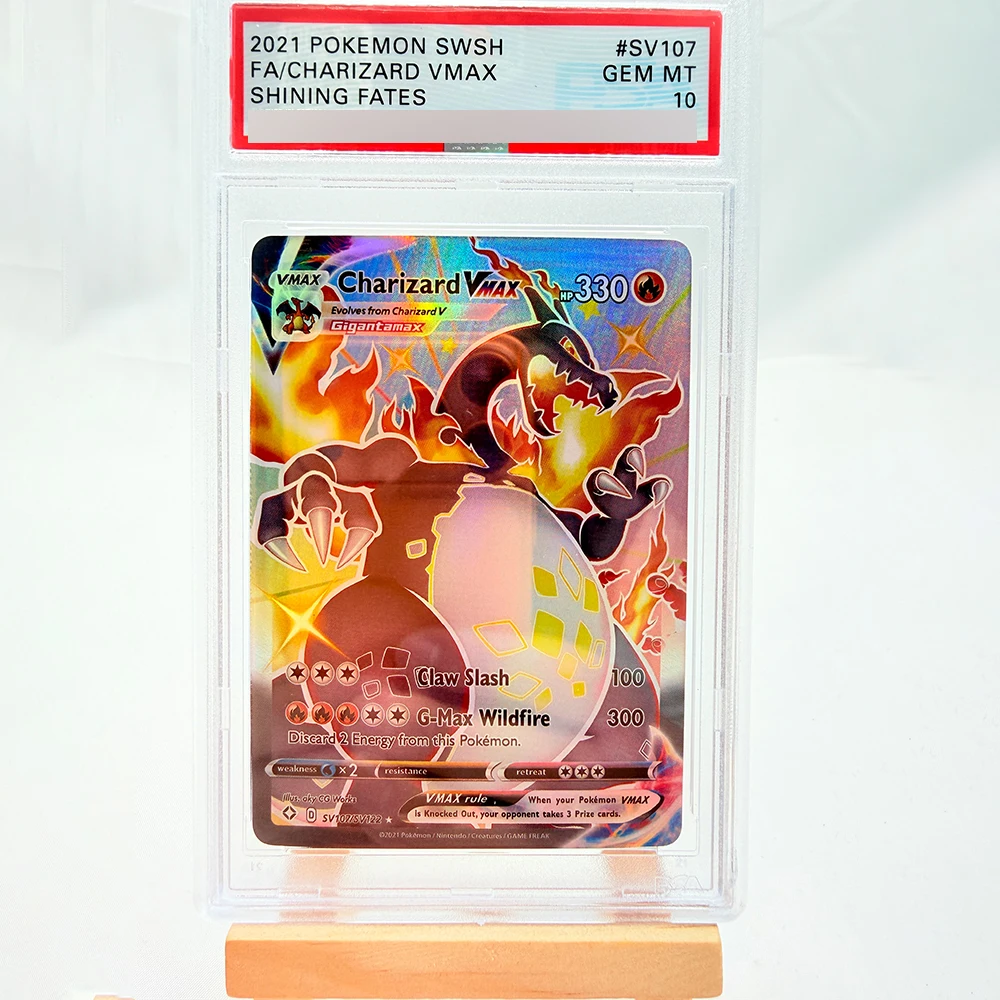 

Коллекционная карта PTCG DIY: Английская версия (Чаризард, Мьюту, Генгар, Гардос, Гиратина, Молтрес) — Копия классической аниме-карты