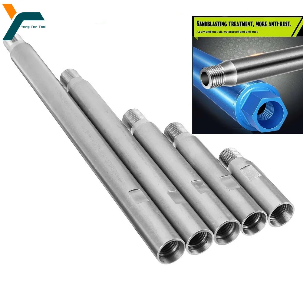 Haste de Extensão da Rosca M22 para Broca de Diamante Escovado Cobalto Afiado Broca de Água 160 mm 200 mm 230 mm 300 mm 400 mm
