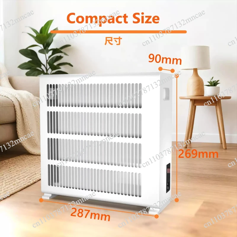 Electric Heater 99% Efficient 500W Use Indoor and Camp RV Reserve Garage Shed Workshop