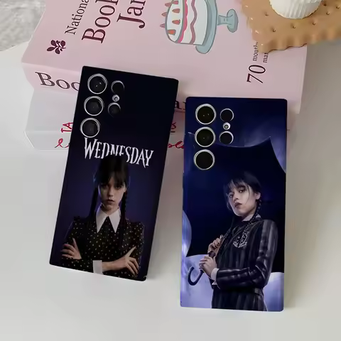 Film D-Dams W-Wednesdays Phone Case For Samsung S25 Ultra S24 S22 Plus S21 S25Plus S24Ultra All Inclusive Glossy Cover