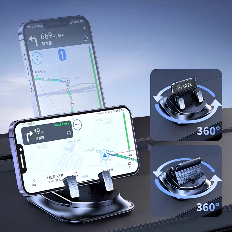 Car Phone Holder Suction Cup Dashboard Stand GPS Support Rescue For Opel Adam Ampera Corsa Insignia Karl Rocks-e Astra Crossland