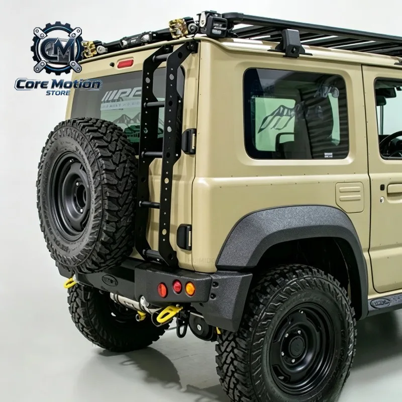 Suitable for Jimny 2018-2026 Jimny Climbing Ladder Jimny Tailgate Ladder Modification Tailgate Aluminum Alloy Ladder
