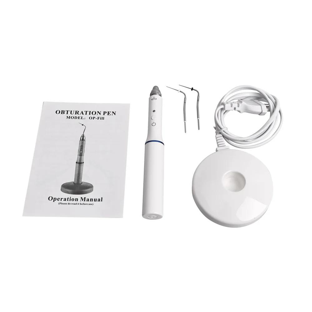 ELIJAH Dental Wireless Gutta Percha Obturation System Endo Heated Pen With 2 Tips Endodontic Root Canal Filling Obturation Tools