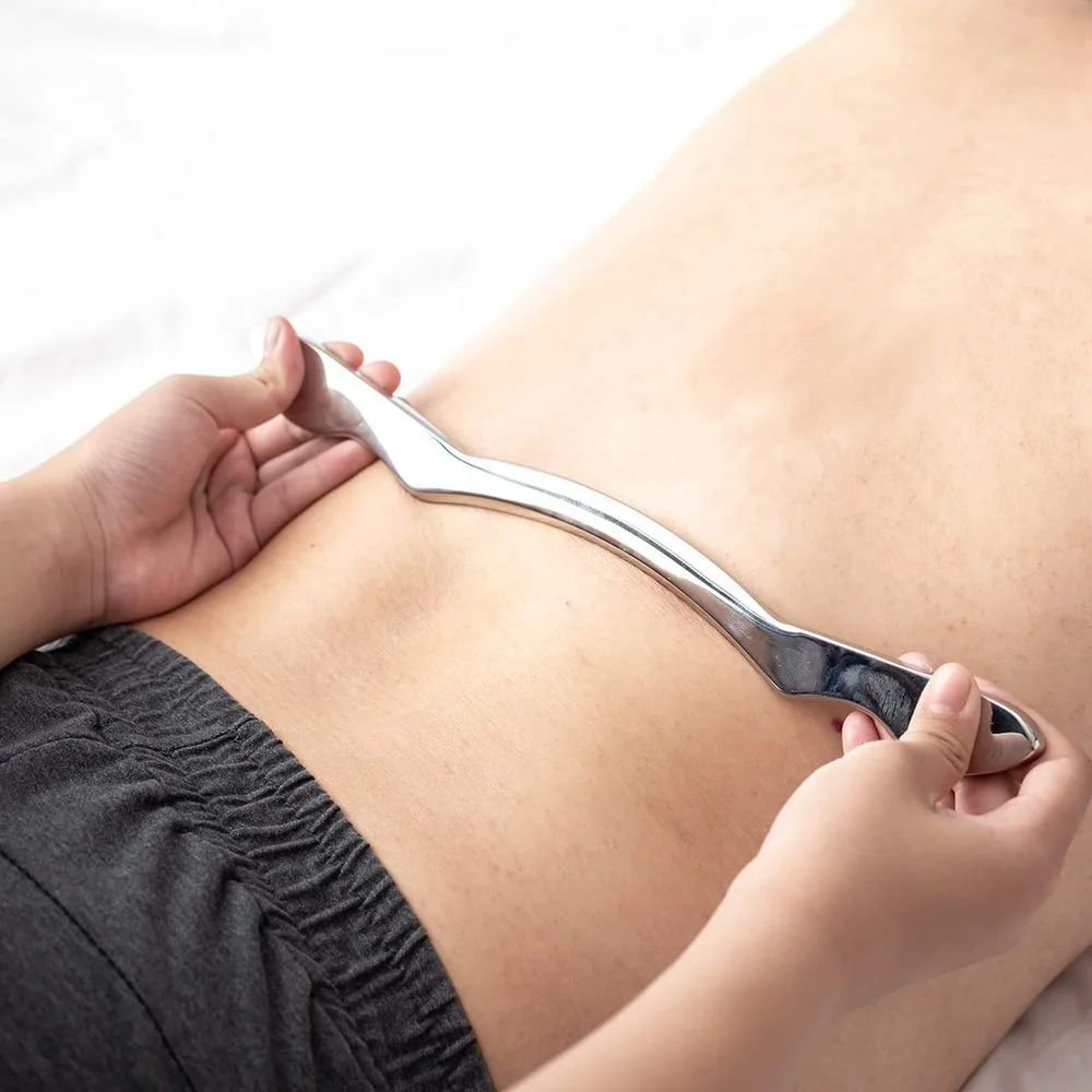 Stainless Steel Scraping Massage Tool Gua Sha Stick for Body Muscles Soft Tissue Anti-cellulite Lymphatic Drainag Massage Relax