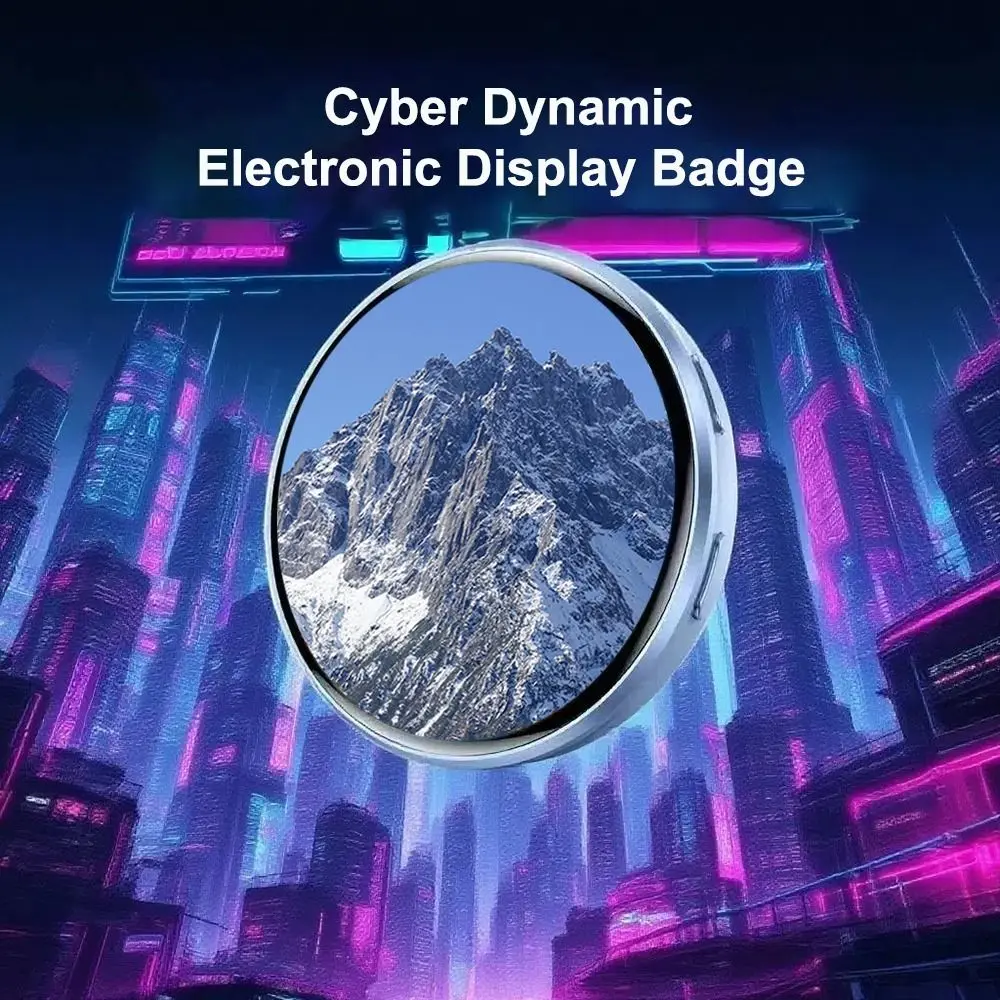 

Умный электронный бейдж с Bluetooth-дисплеем, 7-цветный LED-бейдж с управлением через приложение, двухмерные меняющиеся изображения, цифровой динамический бейдж
