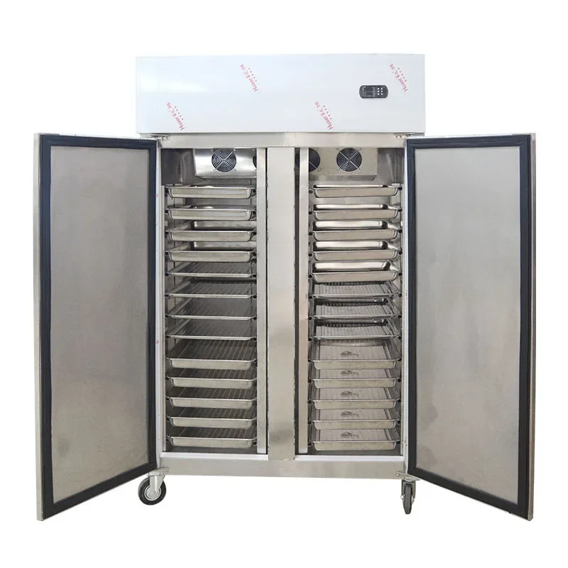 Freezer Stainless Steel Deep Blast Upright Refrigerator Cooling Compressor Air Cooling Mode 1360*1100*2150mm