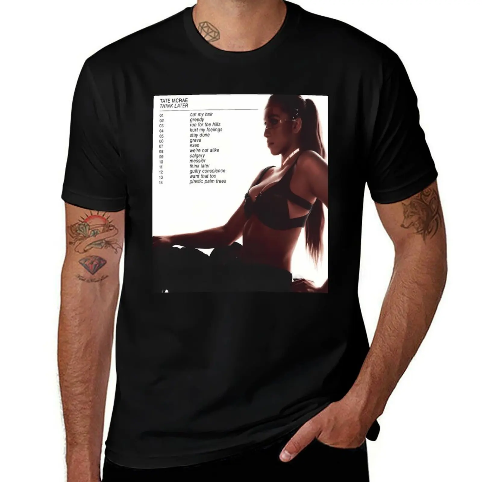 

Tate McRae T-Shirt plus size tops oversized graphic tee custom shirt mens clothing