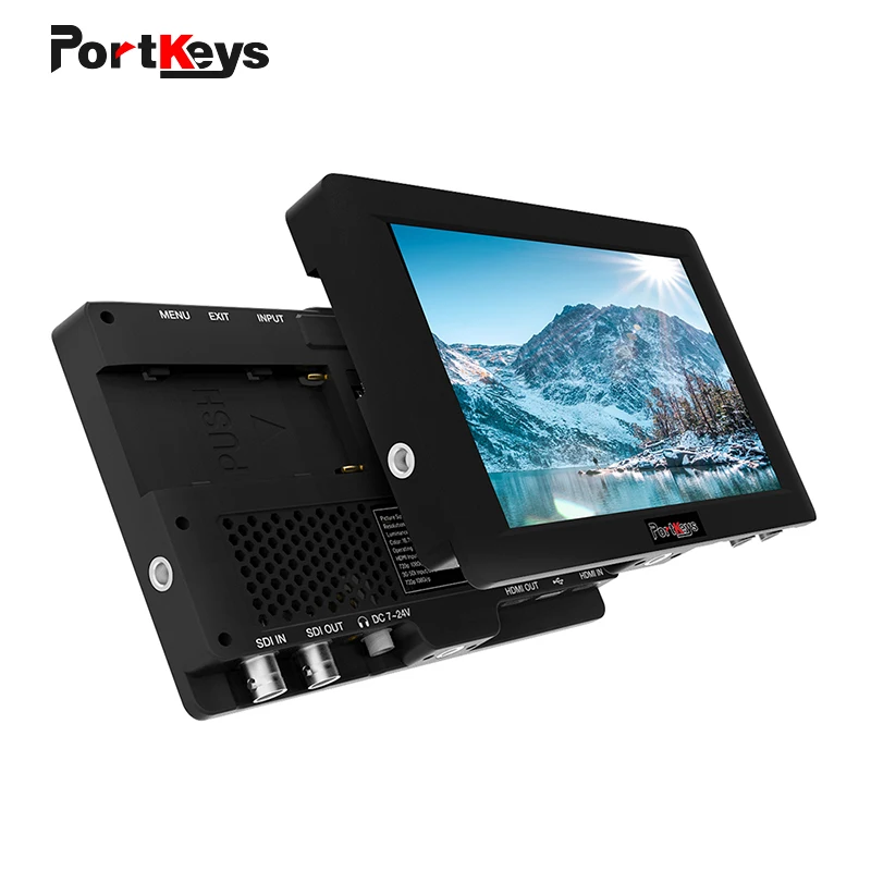NEW Portkeys HS7T 7 Inch Camera Monitor 4K 3G SDI&HD-MI 1200nit HIGH Bright Monitor with 3D LUT Histogram Monitor for Camera DSL