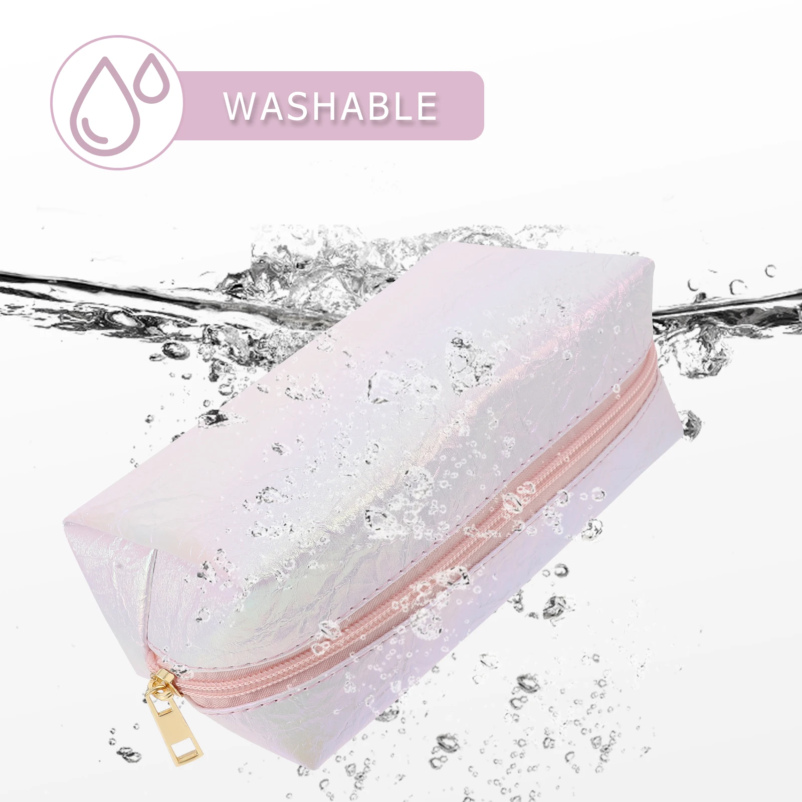 

1Pcs Makeup Bag Portable Travel Toiletry Pouch Waterproof Organizer Compact Wash Bag for Gym Weekend Trip Outdoor