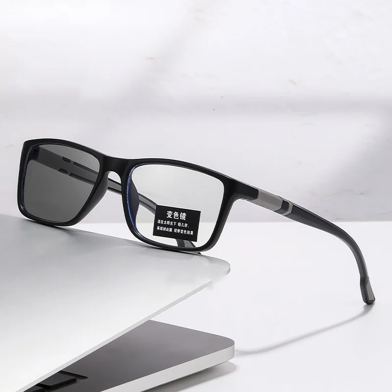 

2pcs Fashionable Design Reading Glasses Photochromic Reading Glasses Sports PC Glasses Frame Hand Made Eyeglasses 0 to 4.00.