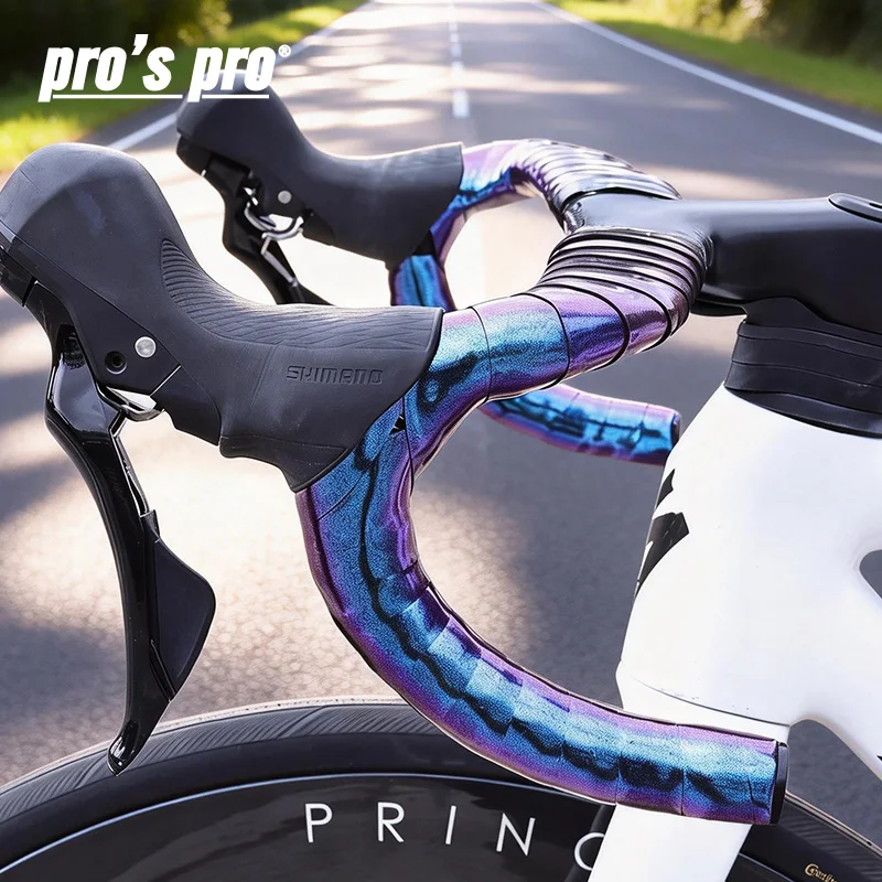 Straße Bunte Fahrrad Lenker Strap Schock Absorbieren Anti-slip PU Griff Bar Band Drop Wrap Strap Radfahren Bar Band Getriebe – Detail 1