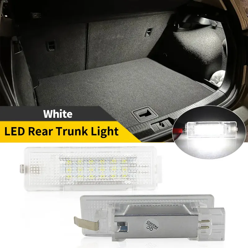 1/2PCS For VW Seat Leon Ibiza Cordoba Altea XL Led Luggage Compartment Interior Light Trunk Lamps 12V OEM# 1KD947101, 1M0947101A