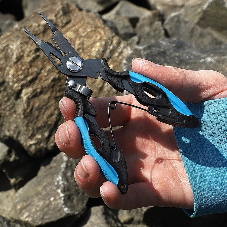 New Multifunctional Fishing Pliers Accessories 420 Stainless Steel Body Scissors Line Cutter Hooks Remover Outdoor Fishing Tools