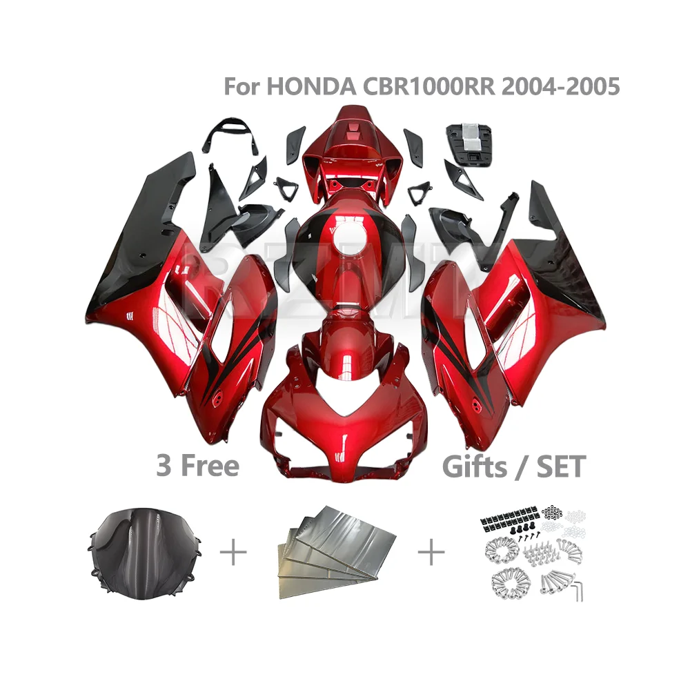 

Motorcycle Fairing Kit FOR HONDA CBR1000RRR 2004-2005 CBR 1000RR ABS Injection Customized Fairings Bodywork Parts Set H1005-131a