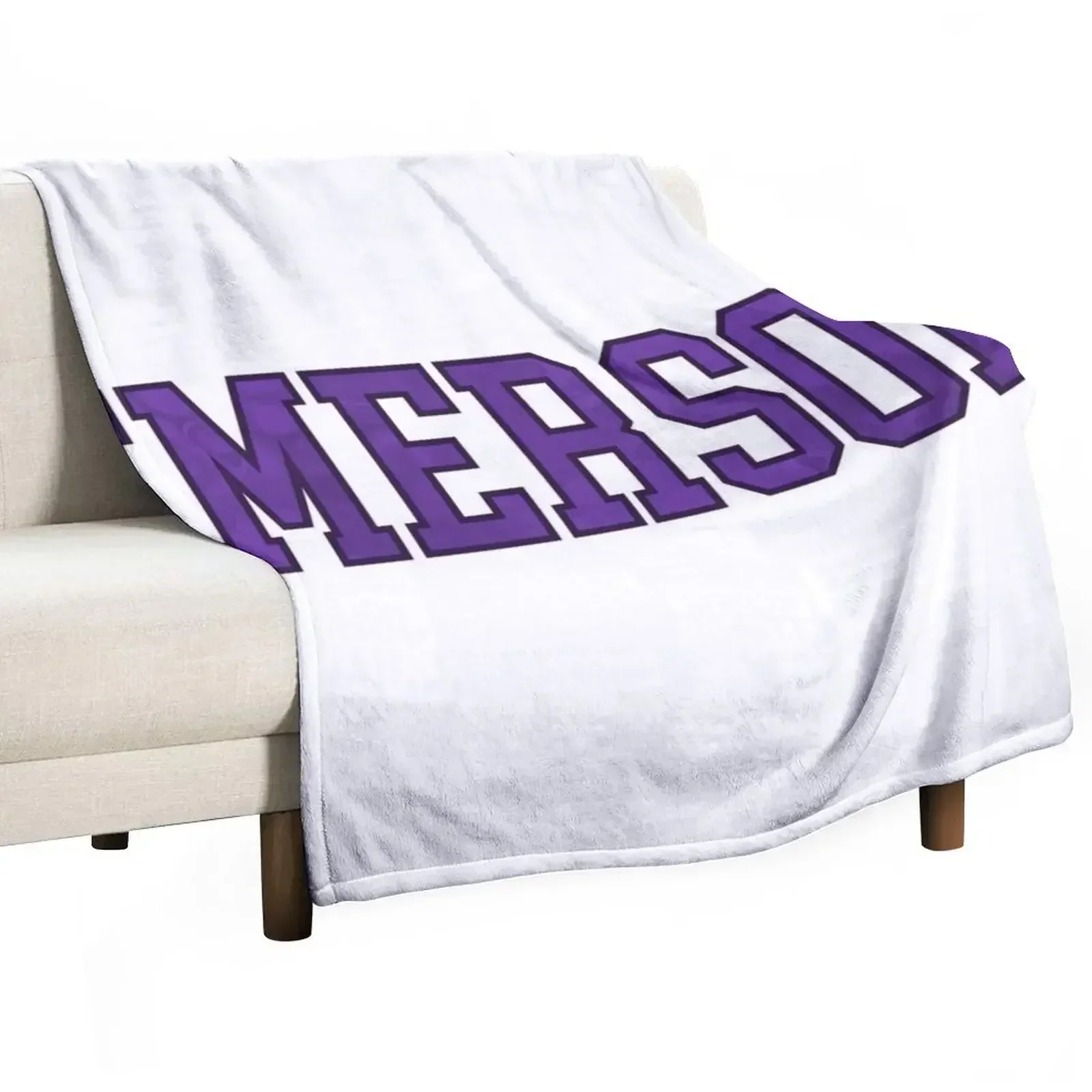 

emerson - tie dye college font Throw Blanket Sofa Quilt Thermals For Travel Luxury Designer Winter beds Blankets