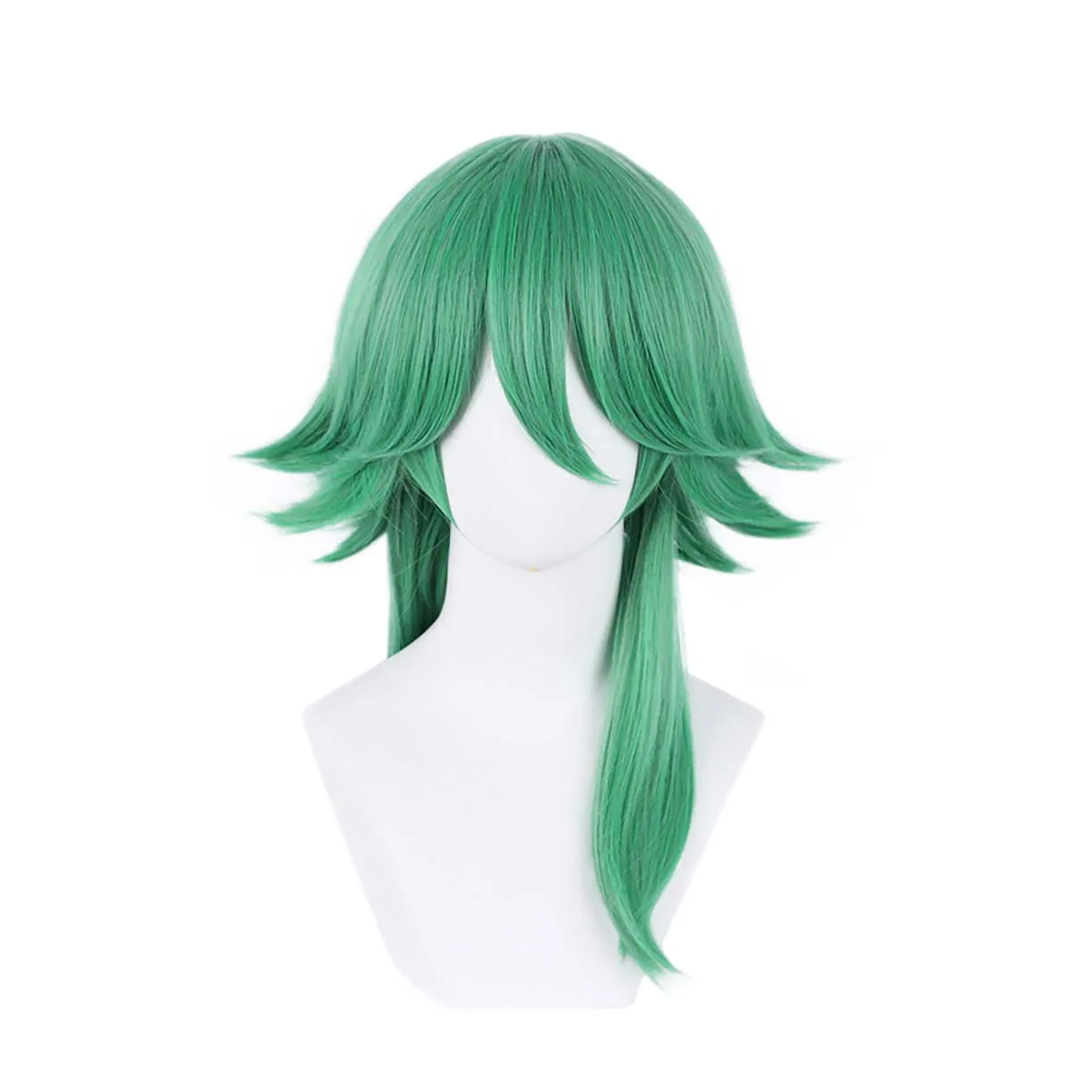 Halloween Men Game Cosplay Heartsteel Ezreal Heat Resistant Hair Green Hair Wig