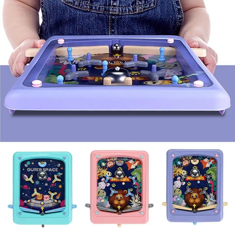 

Children Desktop Pinball Game Machine Fun Parent-Child Interactive Pinball Games Toys Kids Table Shooting Board Games