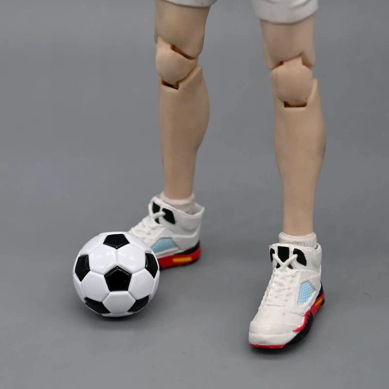 1/12 Scale Football Model Toy Diameter 2cm Soldier Scene Accessories Props Fit 6'' Action Figure Body Doll