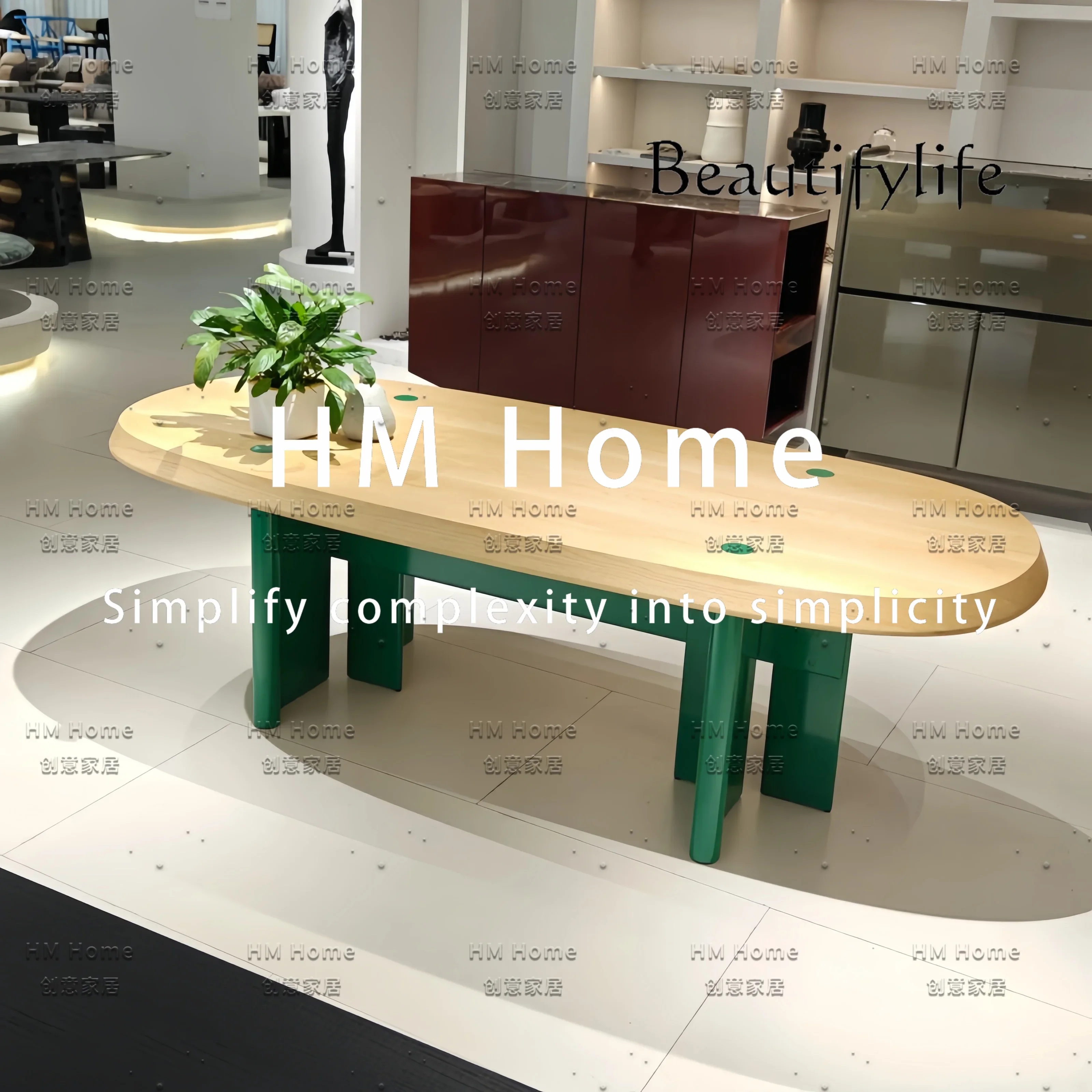 

BJ Medieval Style Solid Wood Dining Table French Retro Style Designer Home Creative Light Luxury Study Desk