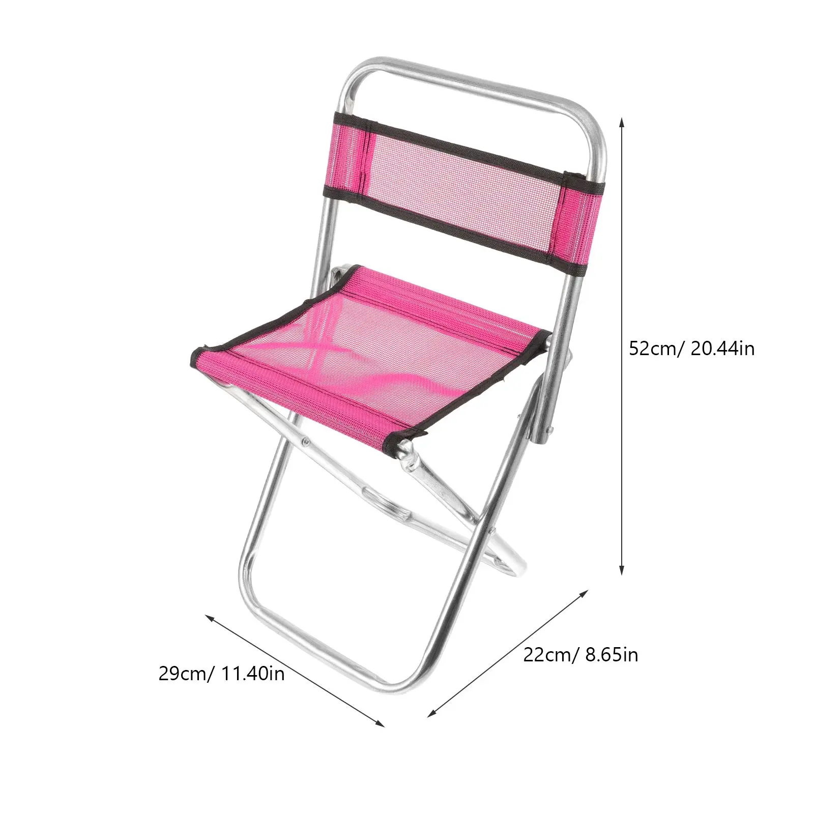 كرسي صيد السمك كرسي محمول قابل للطي خفيف الوزن ومدمج للتخييم والأنشطة الخارجية والسفر والمشي لمسافات طويلة والبستنة قابل للطي