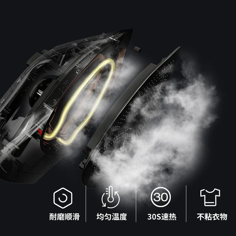 مكواة كهربائية منزلية بالبخار مكواة كهربائية عالية الطاقة محمولة باليد مكواة لحام كهربائية كي الملابس موديل جديد