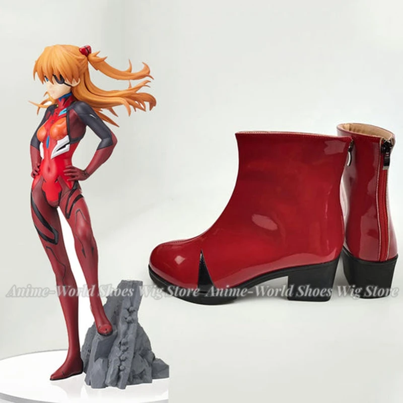 New Genesis  Asuka Langley Sohryu Cosplay Shoes