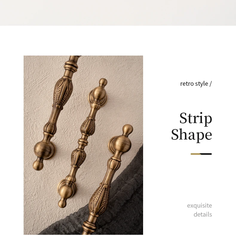 Antique brass furniture pull and drawer knob — supplier illustration 15