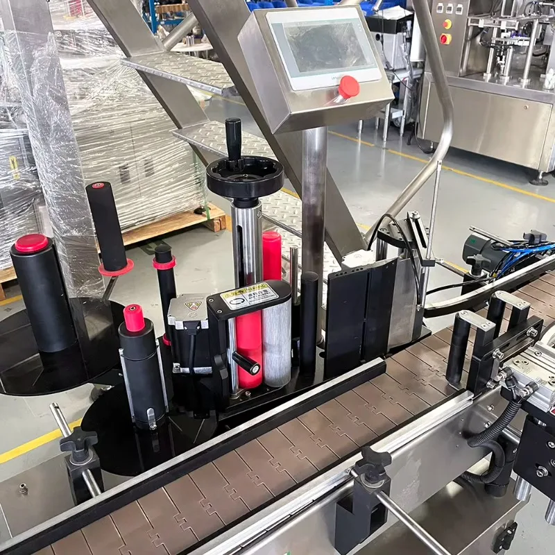 Customized High‑efficiency Automatic Sticker Label Applicator Machine High Precision Bottle Jar Can Labeling Equipment