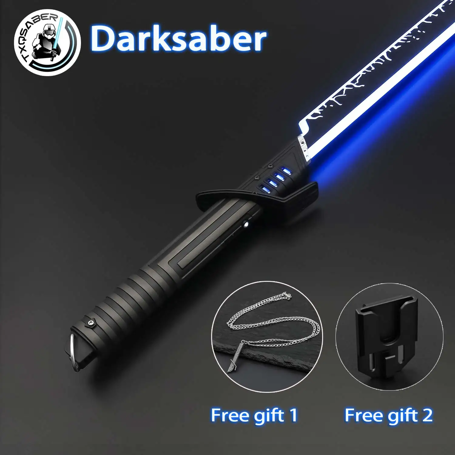 

TXQSABER New Darksaber Lightsaber The Mandalorian Dark Sword Metal Hilt Heavy Dueling Laser 100% Replica SNV4 Proffie Customize