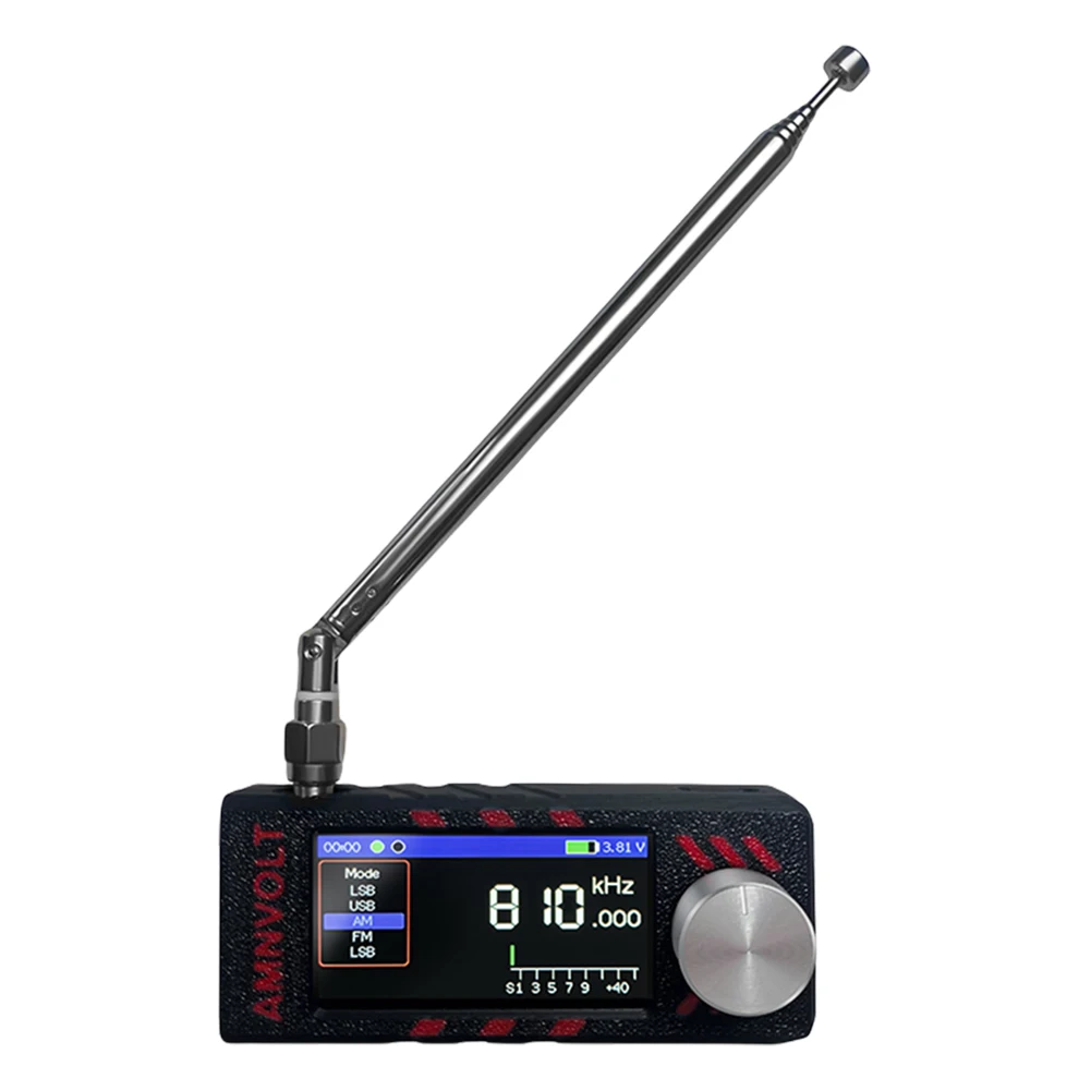 ATS MINI PRO SI4732 0.5-108mhz Full Band DSP Radio, Mini Pocket Receiver, FM AM MW SW SSB, V1.01 with External Speaker