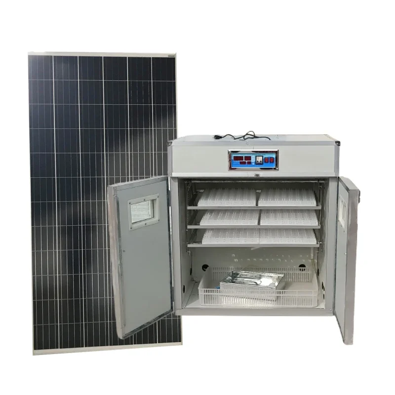 Automatic 528 Solar Power Chicken Egg Incubator Hatching Eggs Machine Solar Incubator