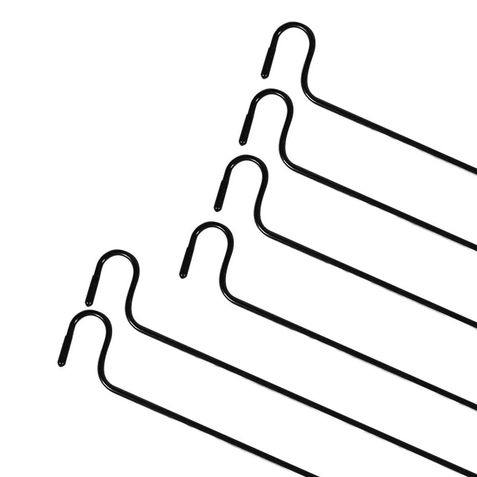 

Awning Rods Set Lightweight Iron Support Poles Outdoor Tent Fixing Hooks for Camping Roof Tent
