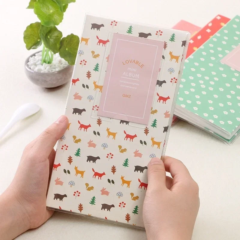 84 Photos 3 Inch Pictures Mini Birds and Flowers Portable Inserted Beautiful Photo Album for Fujifilm Instax