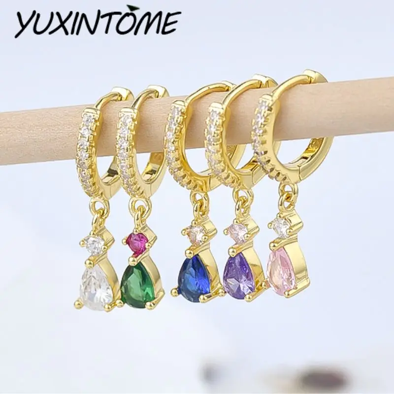 

925 Sterling Silver Needle Elegant Premium Micropaved Zircon Drop Earrings Light Luxury Valentine's Day Earrings Jewelry Gifts