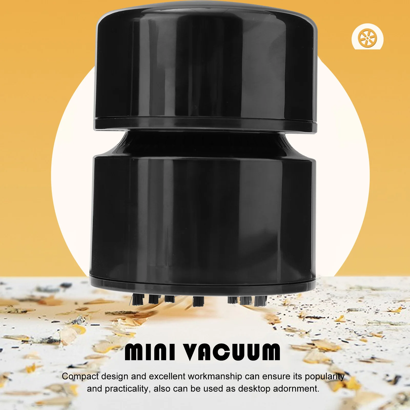 

Desktop Vacuum Cleaner Mini Portable Dust Collector Handheld Table Car Seat Keyboard Cleaner Lightweight Compact For Home Office