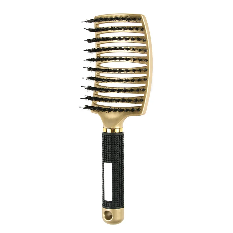 Hair Brush Scalp Massage Comb Hairbrush Bristle&Nylon Women Wet Curly Hair Brush for Salon Hairdressing Styling Tools