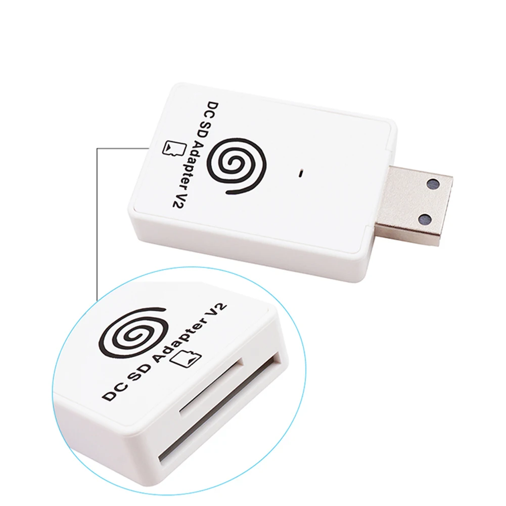 

Для Sega Dreamcast SD Card Reader Адаптер TF-карт + компакт-диск с загрузчиком DreamShell